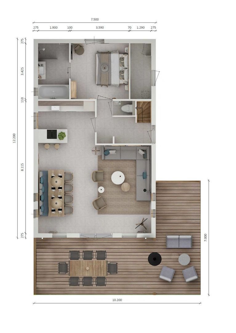 Sandurdreef 5 523, Emmen plattegrond-41