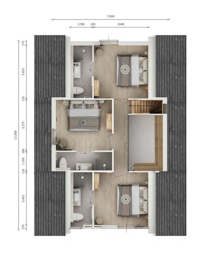 Sandurdreef 5 523, Emmen plattegrond-41