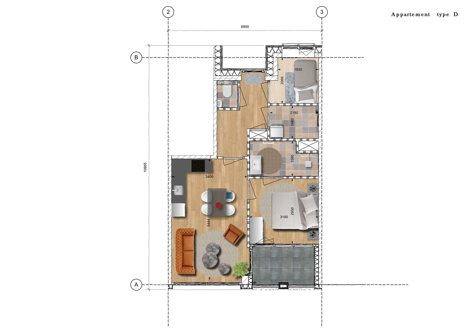Noordstraat 2 m, Terneuzen plattegrond-6