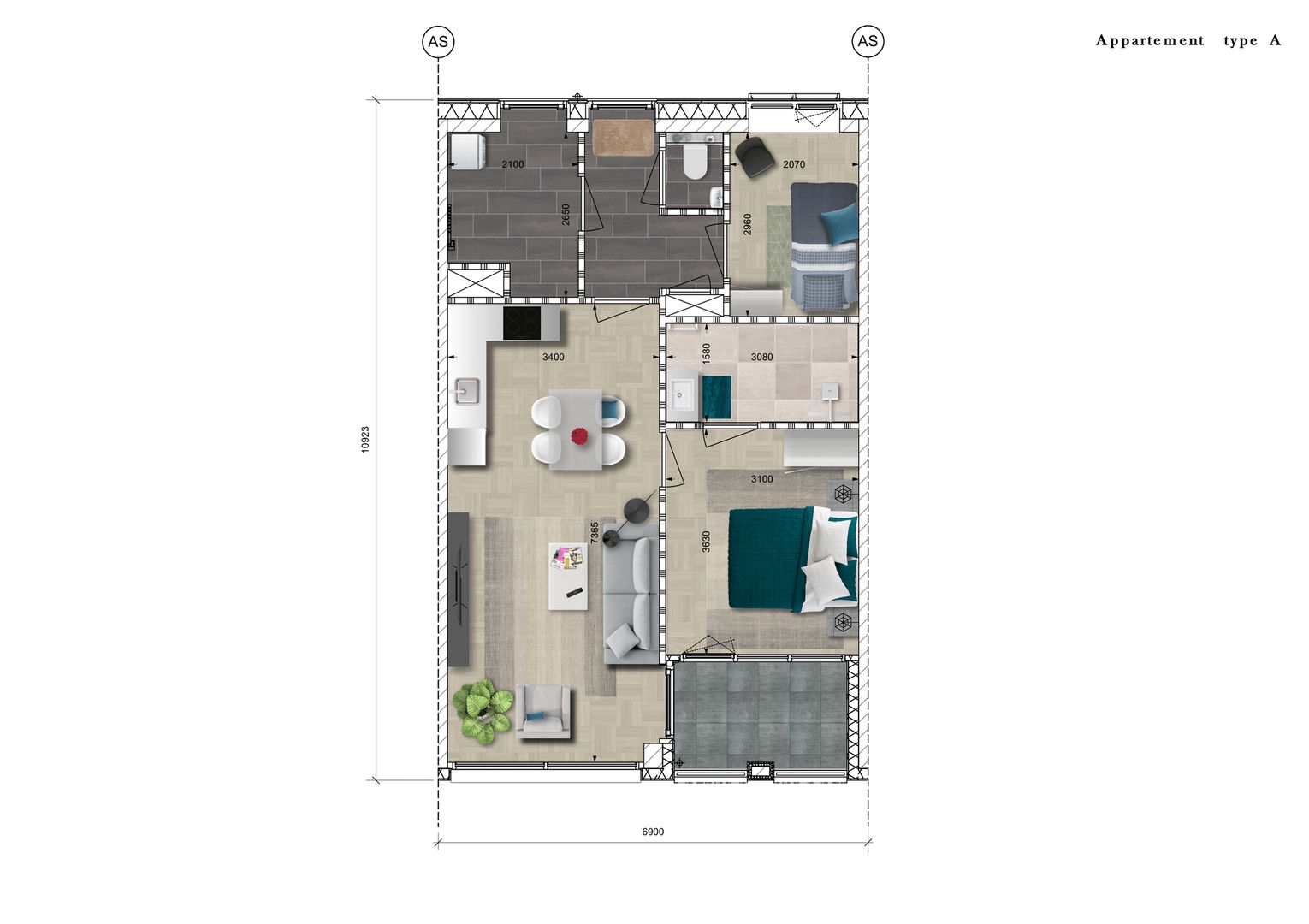 Noordstraat 2 e, Terneuzen plattegrond-6