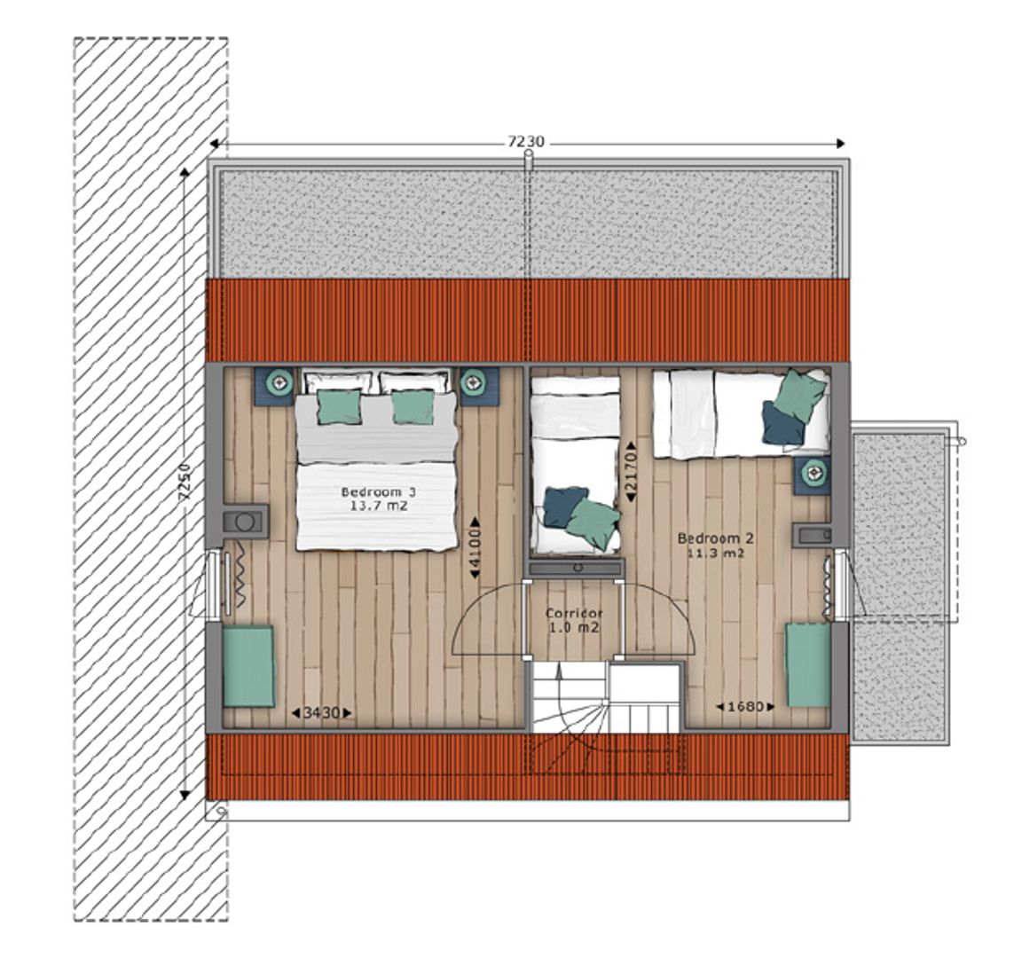 Vondellaan 60 a 143, Zandvoort plattegrond-7