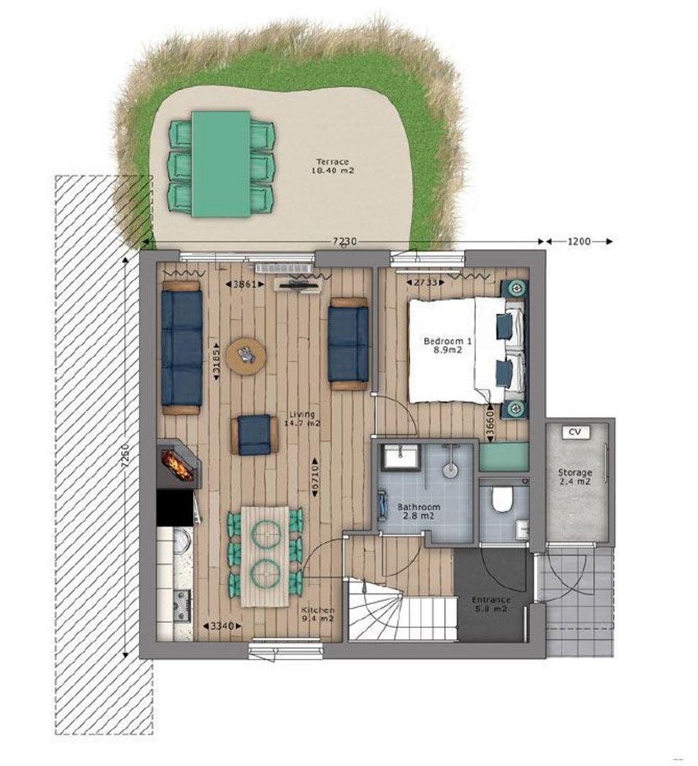 Vondellaan 60 a 143, Zandvoort plattegrond-7