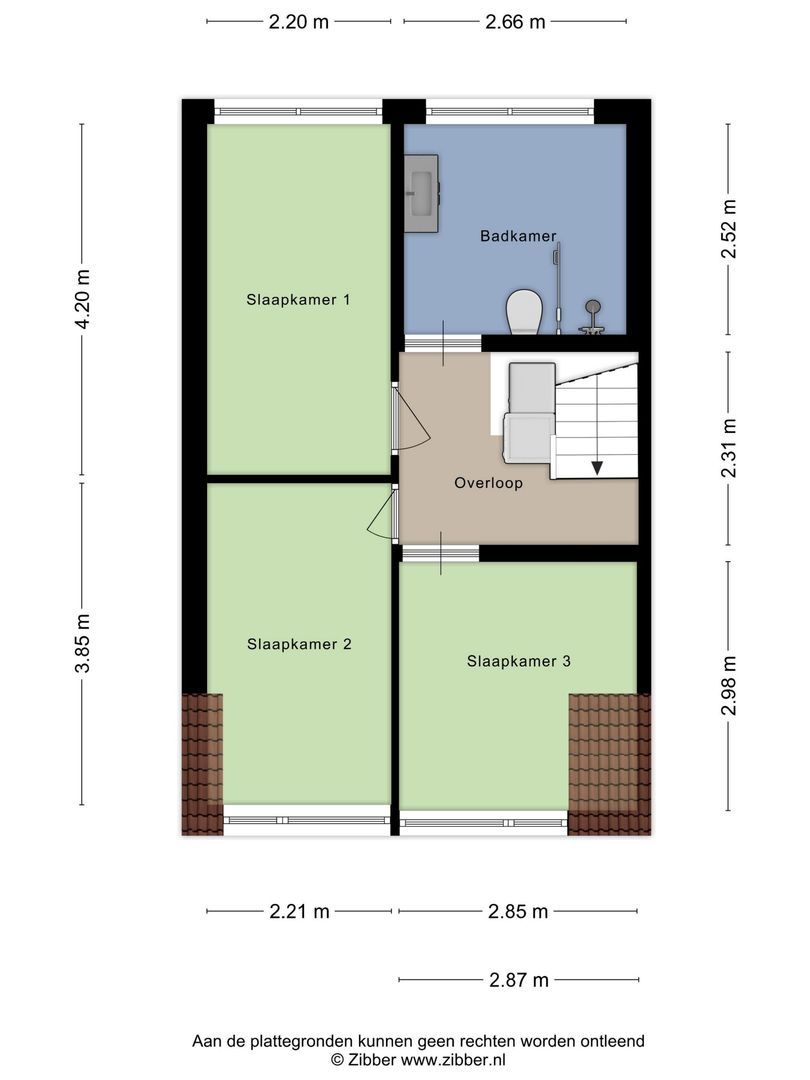 M.A.de Ruijterlaan 18, Goes plattegrond-20