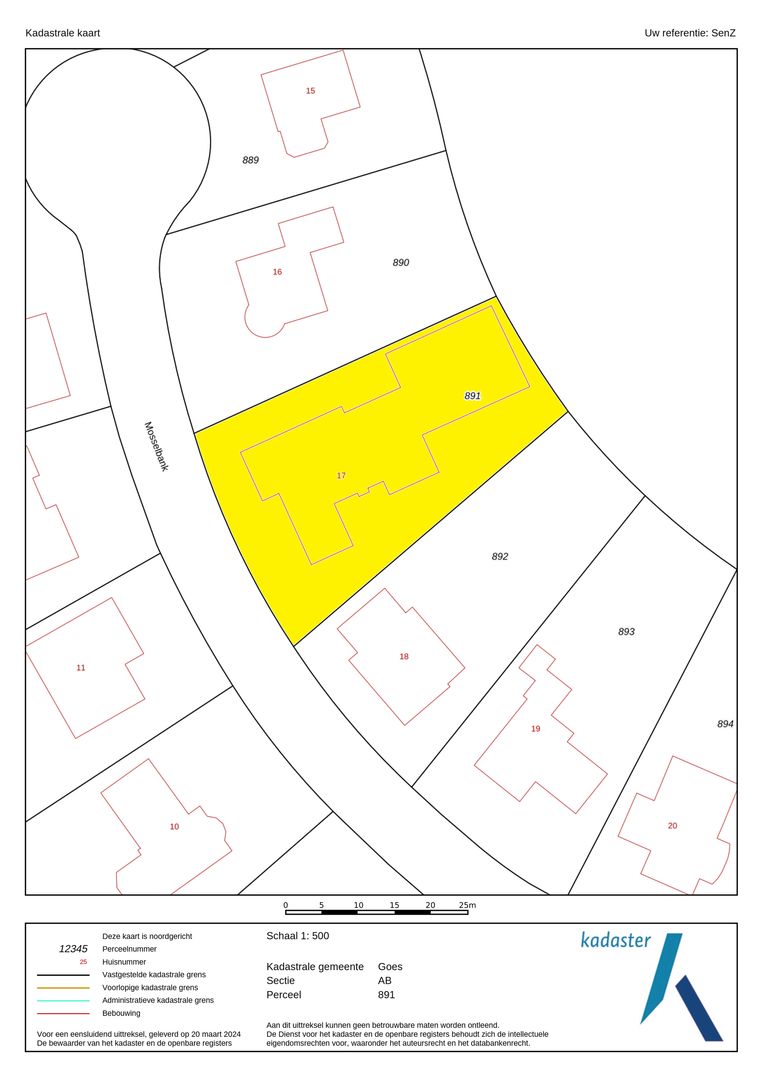 Mosselbank 17, Goes plattegrond-61