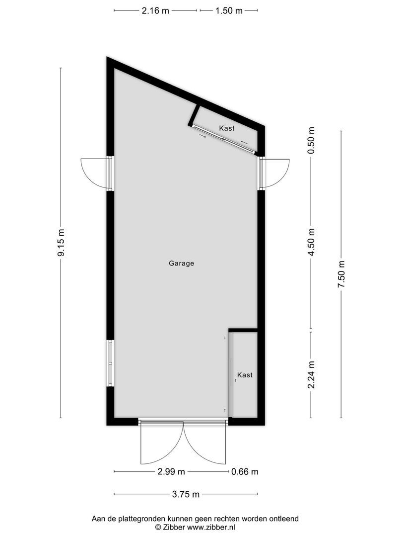 Oude veiling 35, Kapelle plattegrond-46