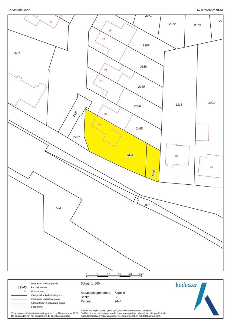 Oude veiling 35, Kapelle plattegrond-46