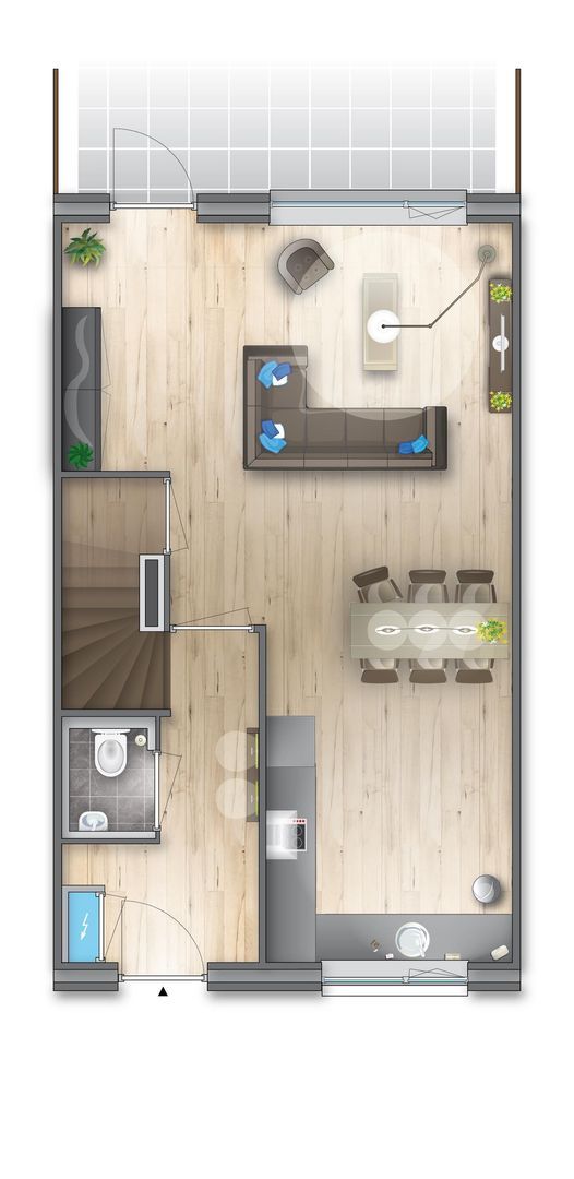 Stadsvisserijstraat 11, Goes plattegrond-16