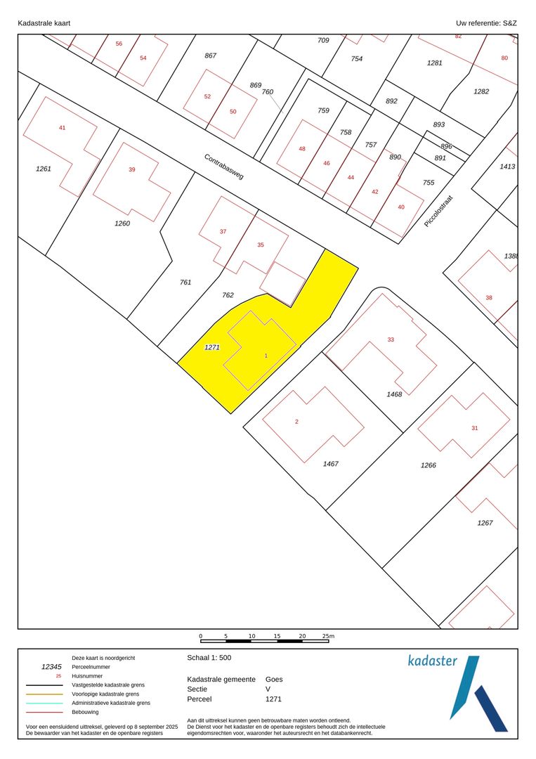 Piccolostraat 1, Goes plattegrond-41