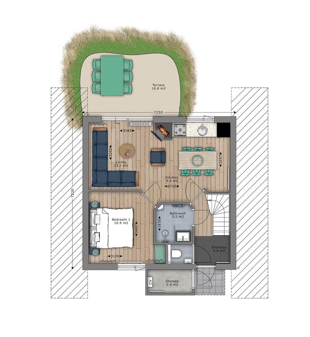 Vondellaan 60 a 421, Zandvoort plattegrond-10