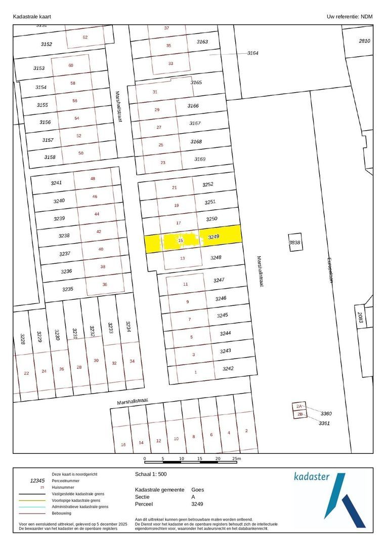 Marshallstraat 15, Goes plattegrond-31
