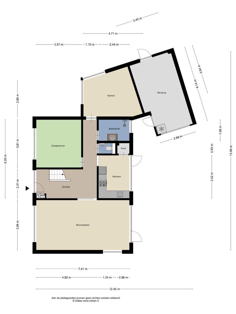 Langegracht 70, Kapelle plattegrond-45