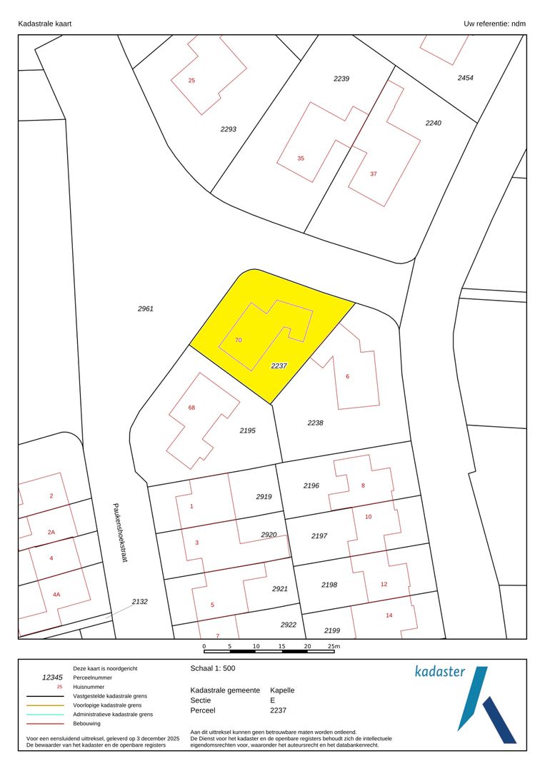 Langegracht 70, Kapelle plattegrond-45
