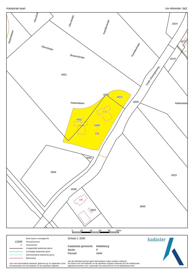Atalantalaan 1, Middelburg plattegrond-43