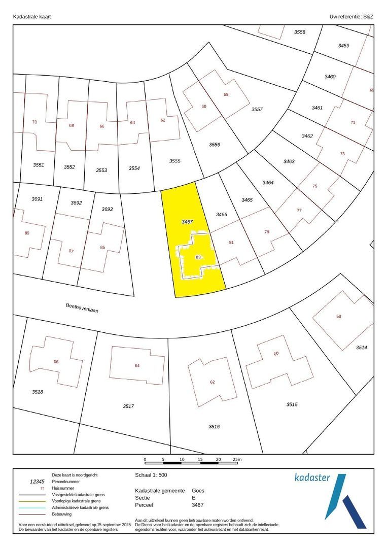 Beethovenlaan 83, Goes plattegrond-32