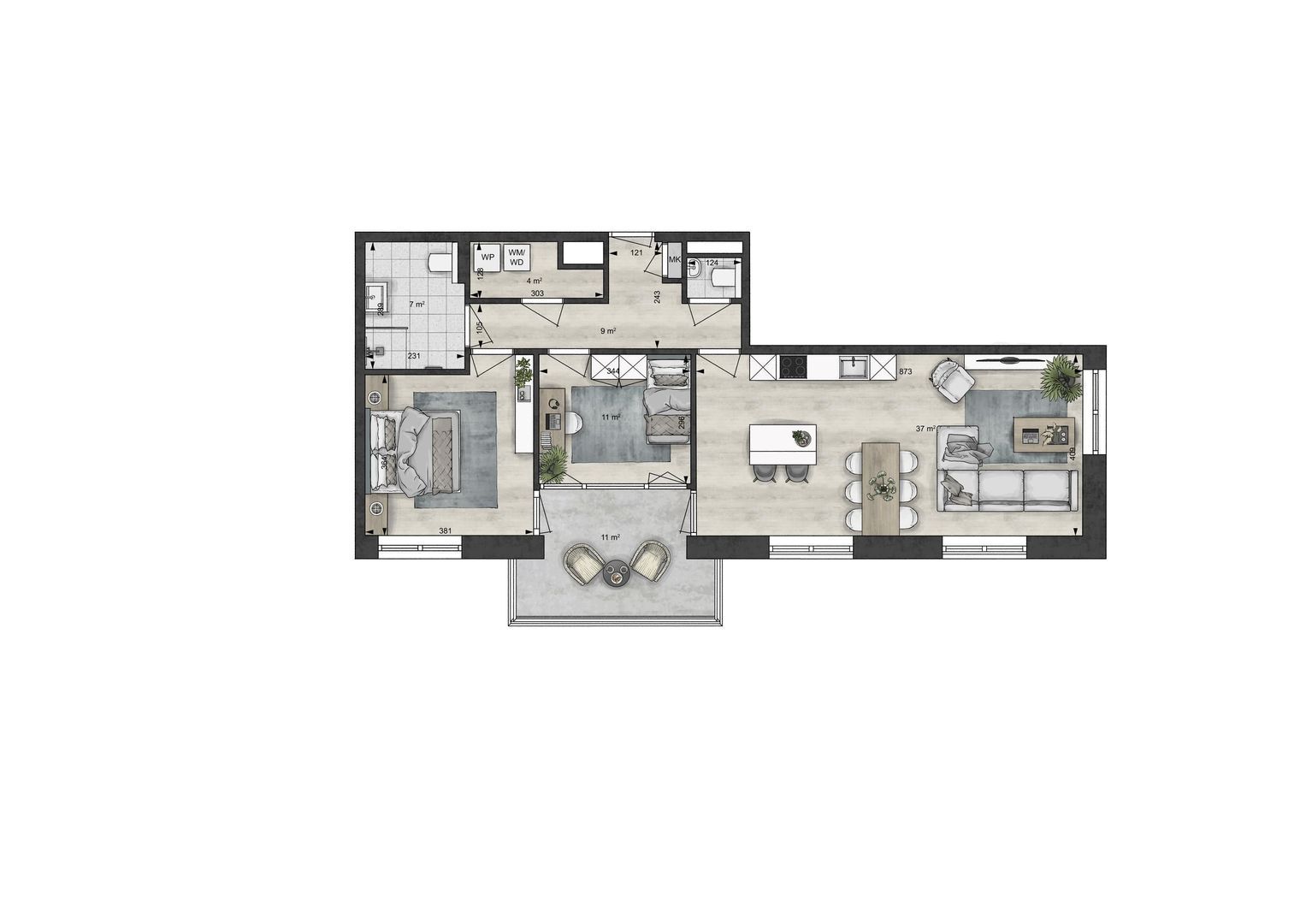 Westhavendijk 131, Goes plattegrond-23