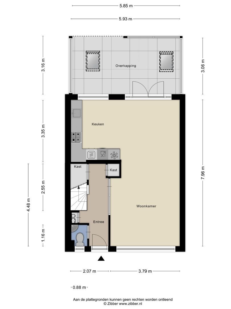 Voorburcht 25, Kapelle plattegrond-46