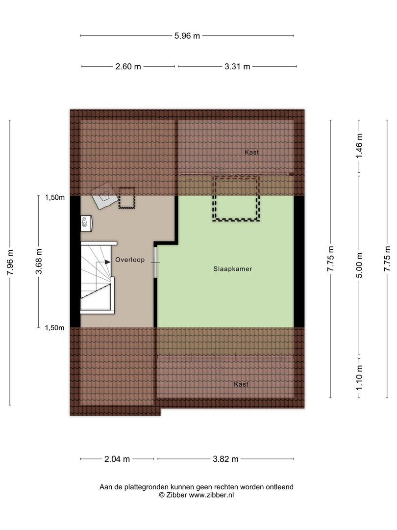 Voorburcht 25, Kapelle plattegrond-46
