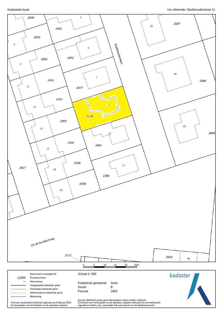 Stadhouderslaan 11, Goes plattegrond-35