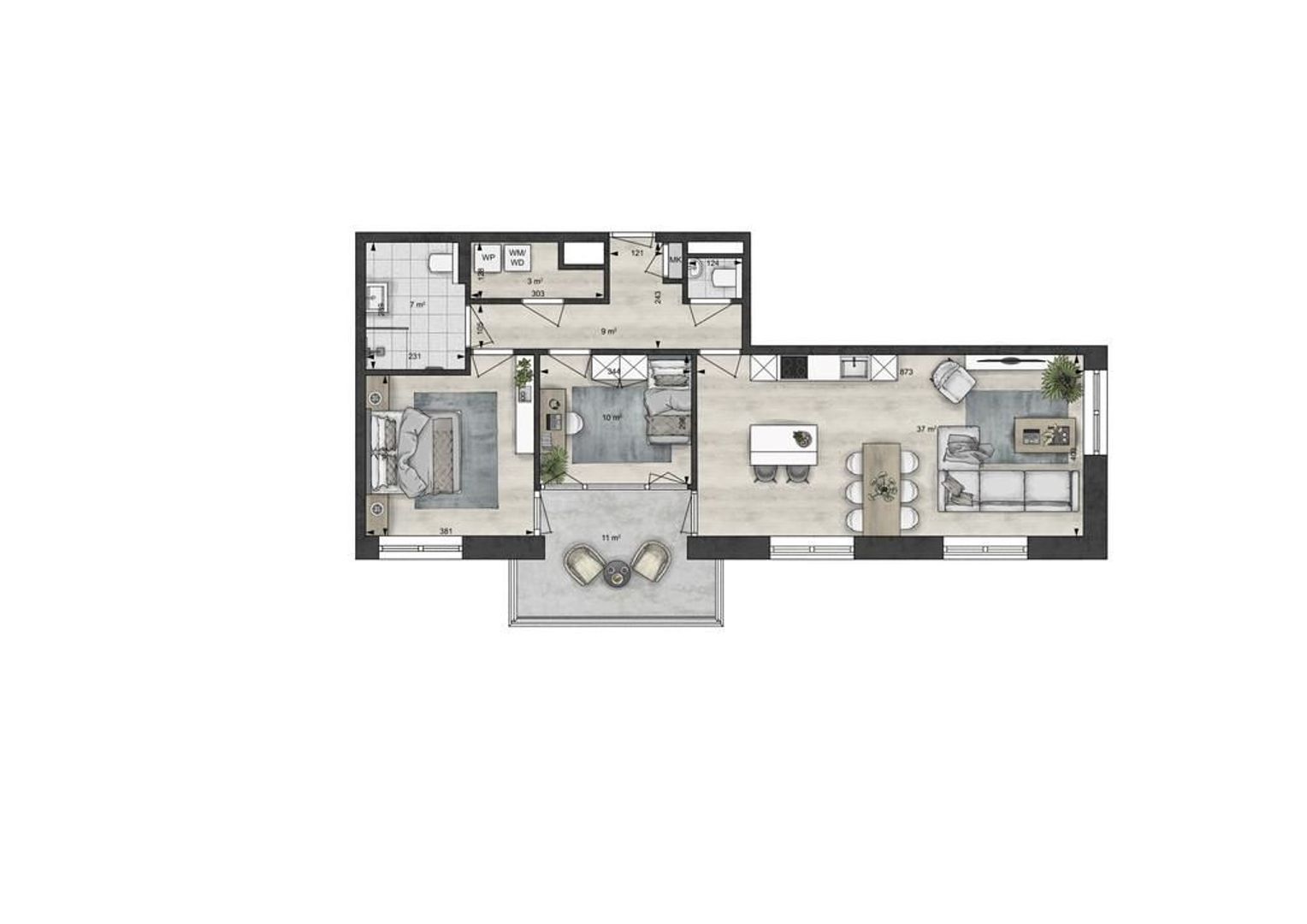 Westhavendijk 125, Goes plattegrond-24
