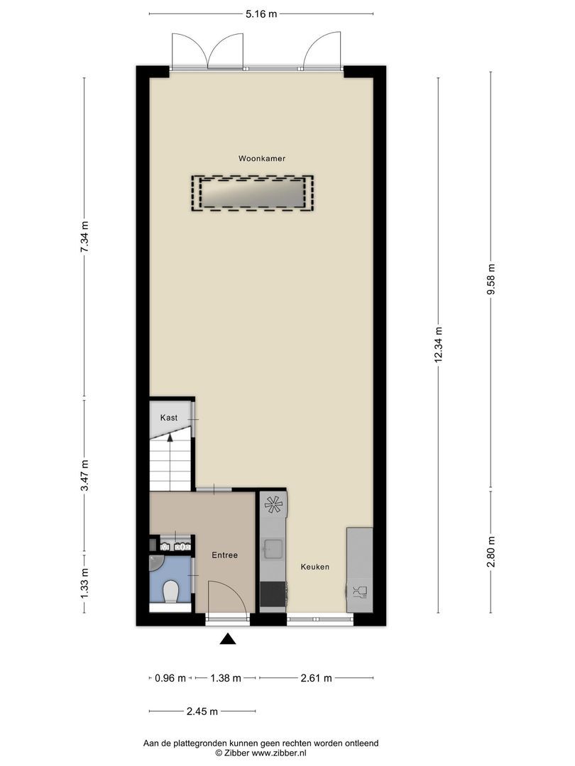 Golda Meirstraat 52, Goes plattegrond-54