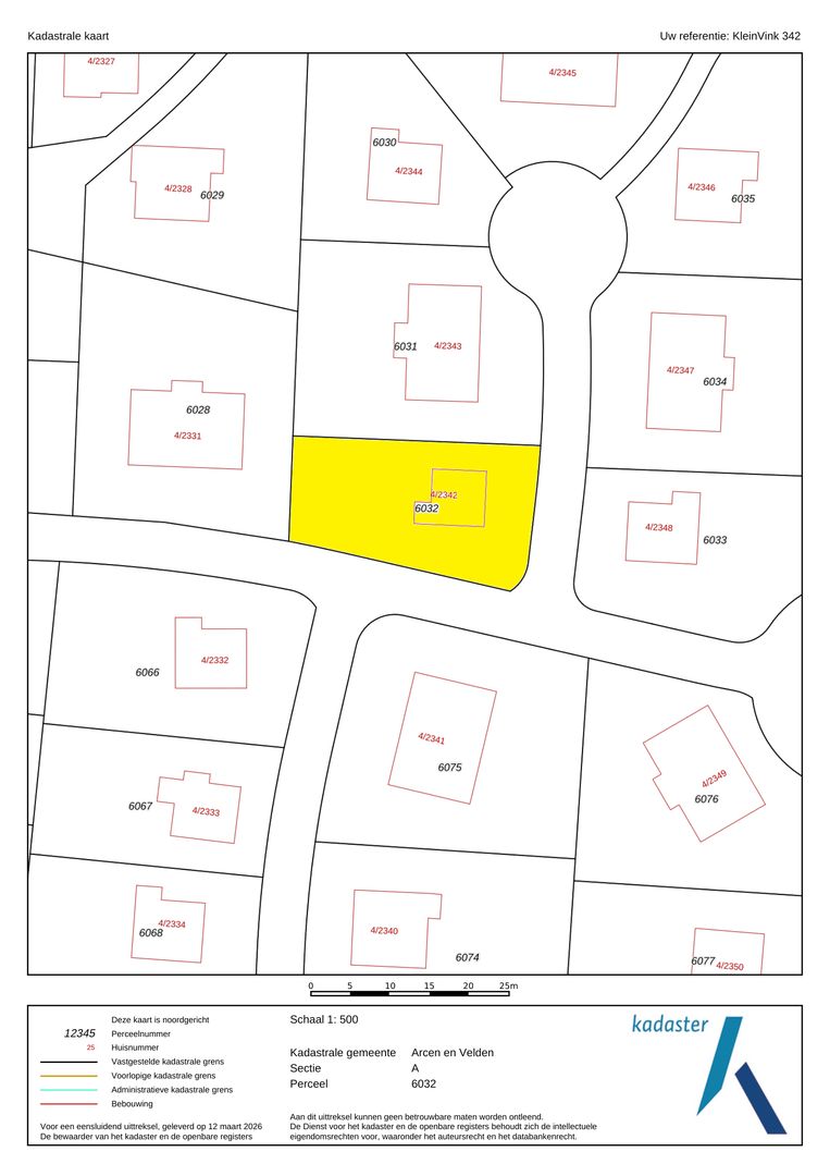 Klein Vink 4 2342, Arcen plattegrond-31