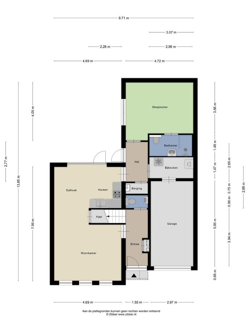 Vivaldipad 18, Goes plattegrond-26