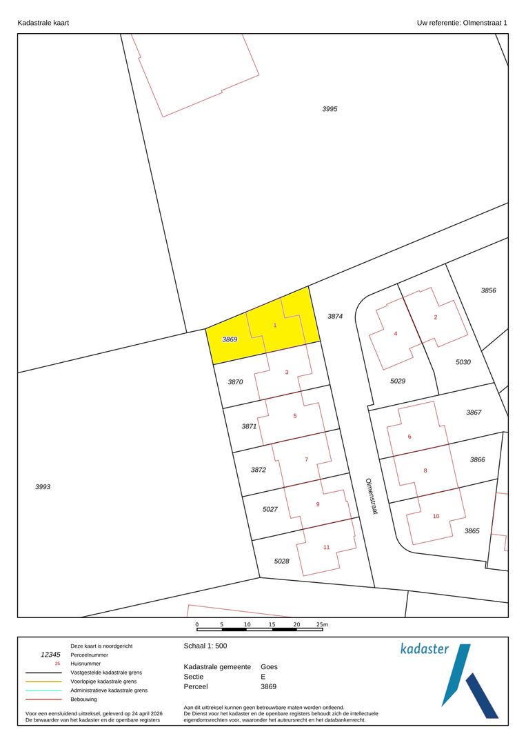 Olmenstraat 1, Goes plattegrond-47
