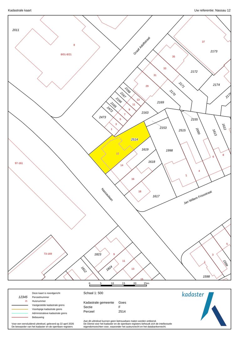 Nassaulaan 12, Goes plattegrond-46