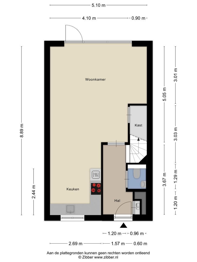 Ketelkade 107, Goes plattegrond-37