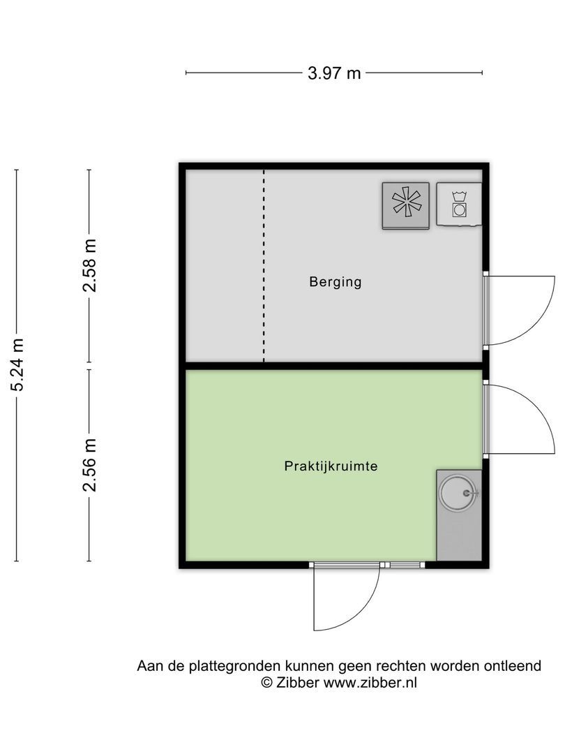 Golda Meirstraat 52, Goes plattegrond-52
