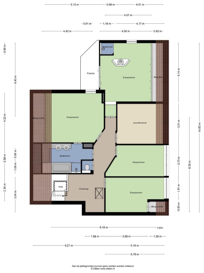Kleinewei 8, Goes plattegrond-55