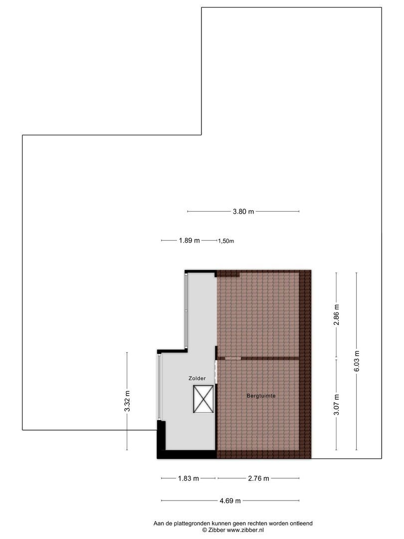 Kleinewei 8, Goes plattegrond-55