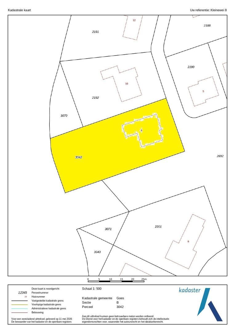 Kleinewei 8, Goes plattegrond-55