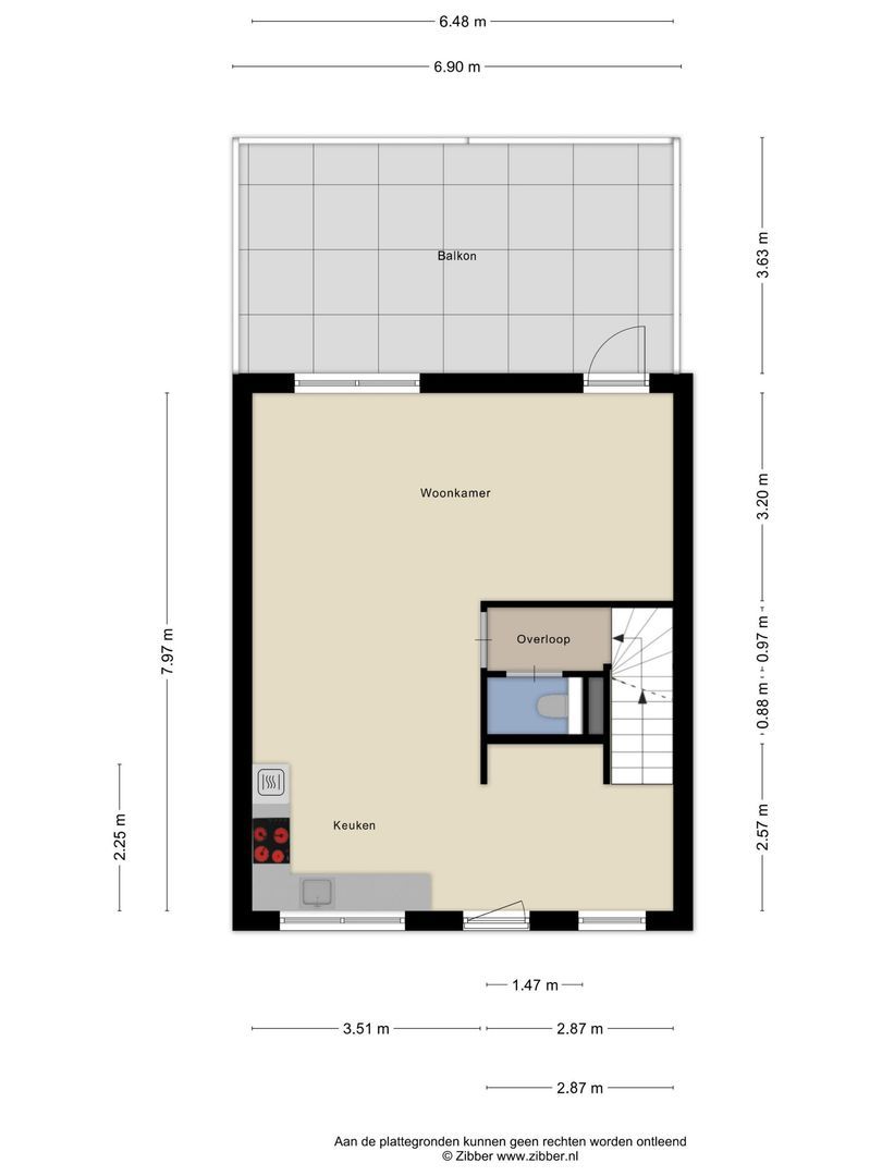 Nieuwstraat 105, Goes plattegrond-20
