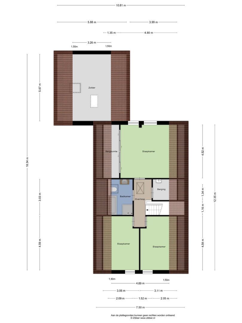 Ambachtsherenwegeling 25, Kapelle plattegrond-40