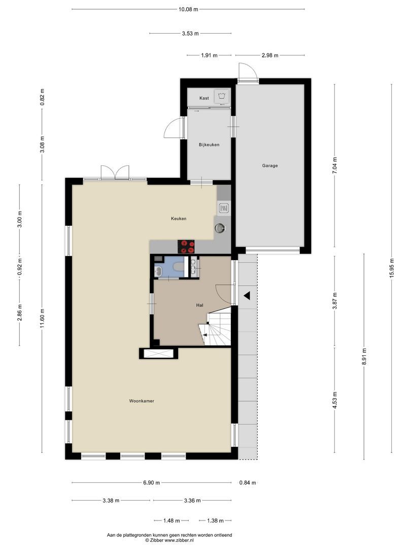 Papendijke 8, Wemeldinge plattegrond-42