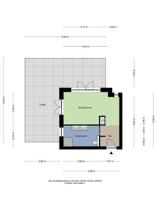 Hogeweg 55 152a, Burgh-Haamstede plattegrond-26
