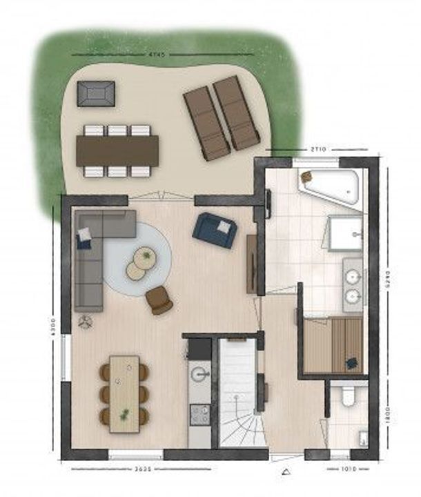 Center Parcs Park Eifel 221, Gunderath plattegrond-9