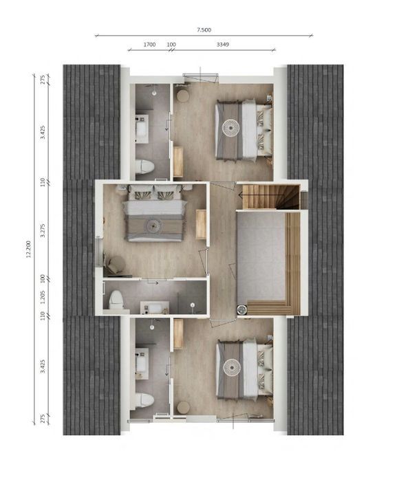 Sandurdreef 5 523, Emmen plattegrond-41