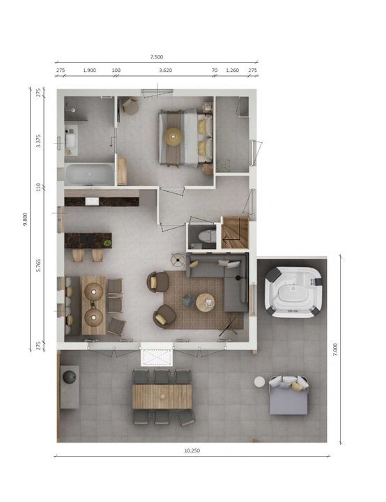 Sandurdreef 5 529, Emmen plattegrond-38