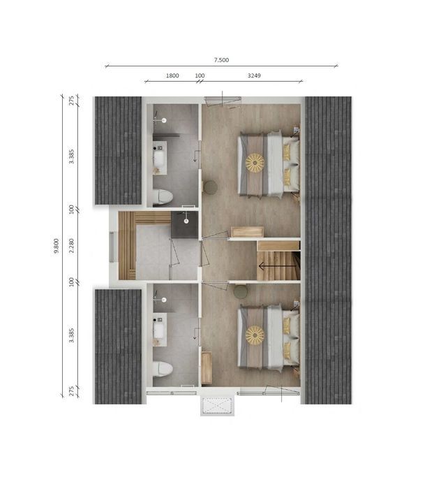 Sandurdreef 5 529, Emmen plattegrond-38