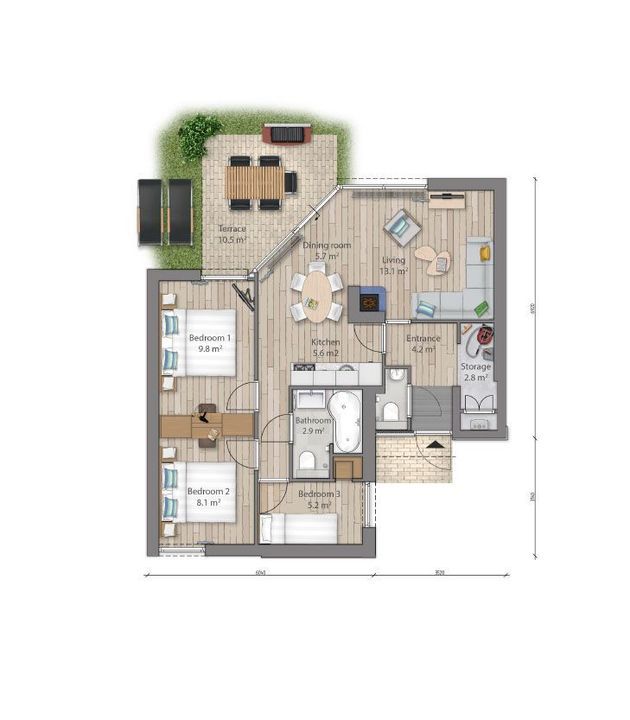 Slingerweg 1 133, Zeewolde plattegrond-15