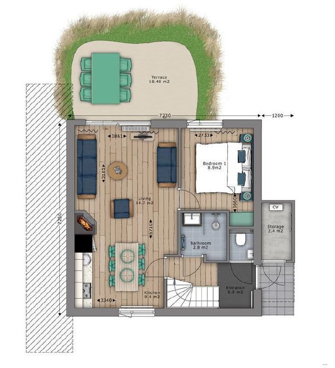 Vondellaan 60 a 143, Zandvoort plattegrond-8