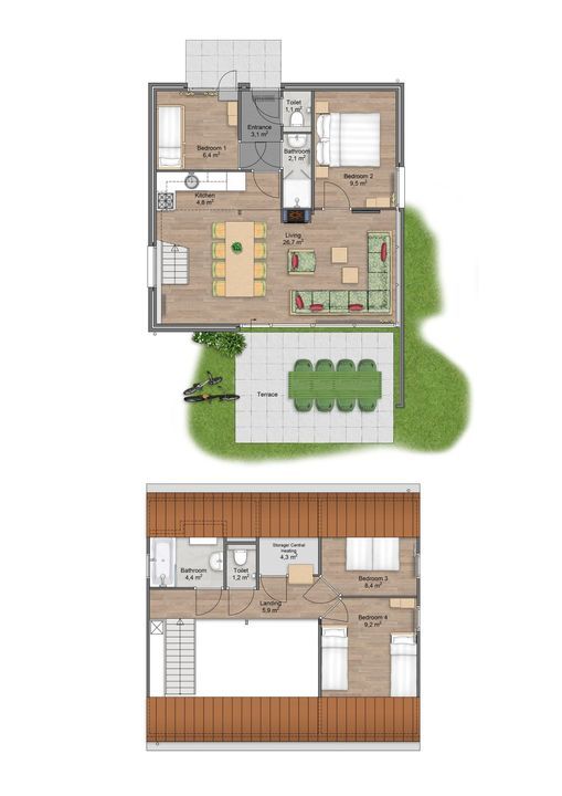 Peelheideweg 25 747, America plattegrond-10