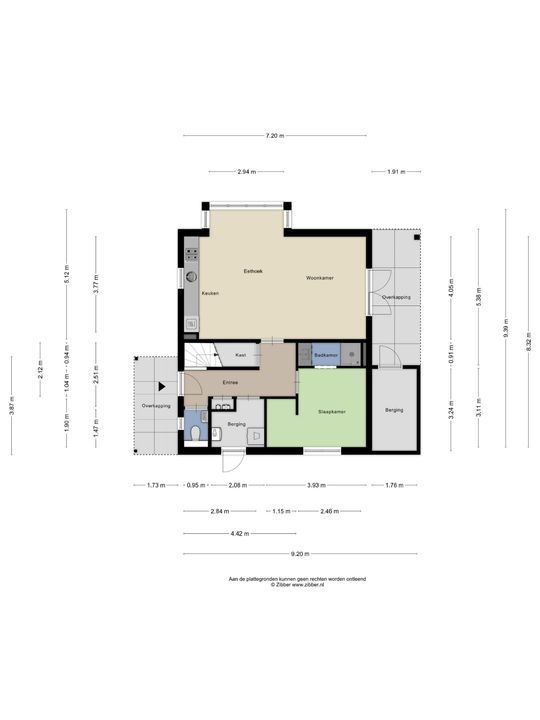 Klein Vink 4 2323, Arcen plattegrond-42
