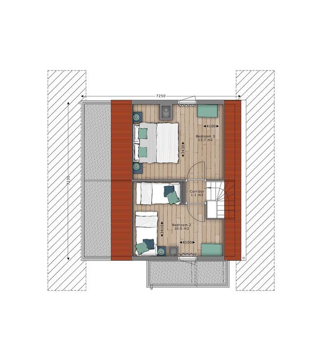 Vondellaan 60 a 421, Zandvoort plattegrond-11