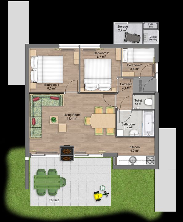 Peelheideweg 25 T 830, America plattegrond-15