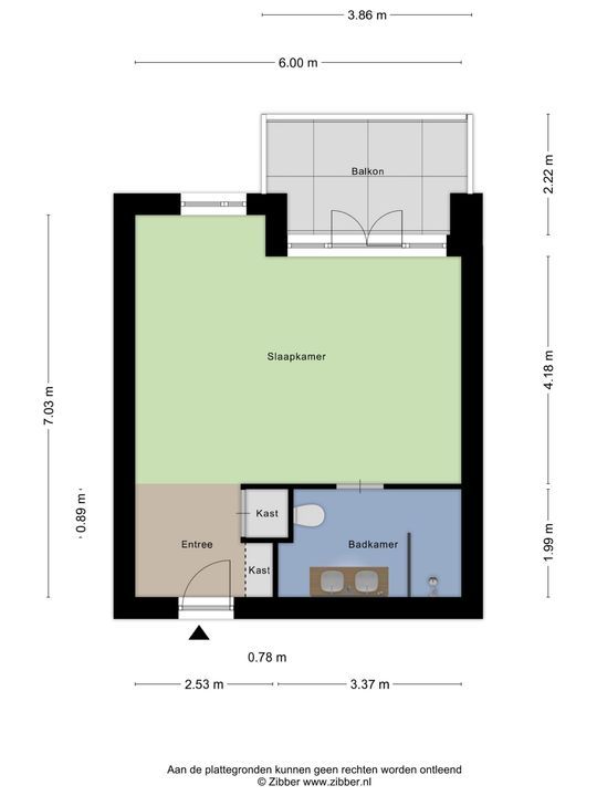 Hogeweg 55 131, Burgh-Haamstede plattegrond-14