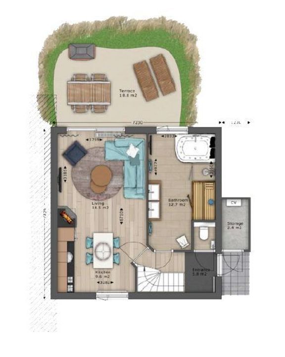 Vondellaan 60 a 114, Zandvoort plattegrond-11
