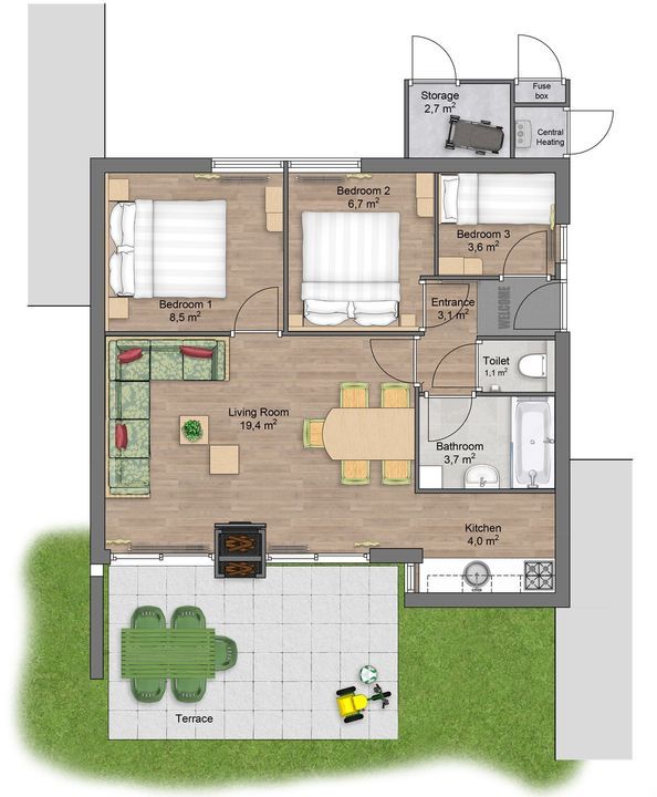 Peelheideweg 25 T 204, America plattegrond-9